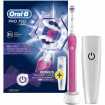 Periuta electrica de dinti Oral-B PRO 750 3D White, 40000 pulsatii/min, 8800 oscilatii/min, Curatare 3D, 1 program, 1 capat, Trusa de calatorie