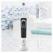 Periuta electrica de dinti Oral-B Vitality D100 Cross Action, 7600 Oscilatii/min, Curatare 2D, 1 program, 2 capate, negru