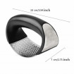 Zdrobitor usturoi, plastic/inox, negru