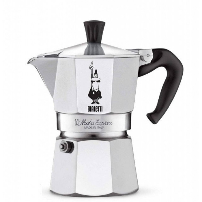 Espressor pentru aragaz Bialetti Moka Express, capacitate 2 cupe