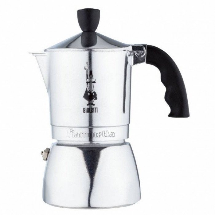 Espressor pentru aragaz Bialetti, capacitate 3 cupe, Seria Fiammetta, silver