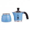Espressor pentru aragaz Bialetti, capacitate 3 cupe, Seria Fiammetta, albastru