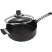 Tigaie adanca cu interior anti-aderent Tefal Talent Pro, diametru 26 cm, inductie, capac