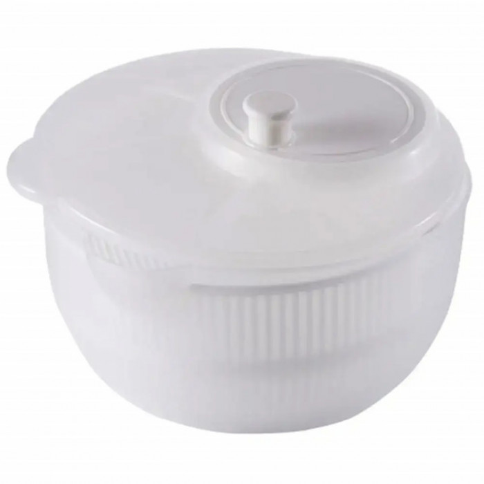 Uscator pentru salata si verdeturi Leticia, diametru 21 cm, gri