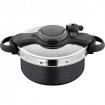 Oala sub presiune Tefal Clipso Minut Force, capacitate 5 litri, diametru 24 cm, negru, inductie