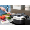 Oala sub presiune Tefal Clipso Minut Force, capacitate 5 litri, diametru 24 cm, negru, inductie