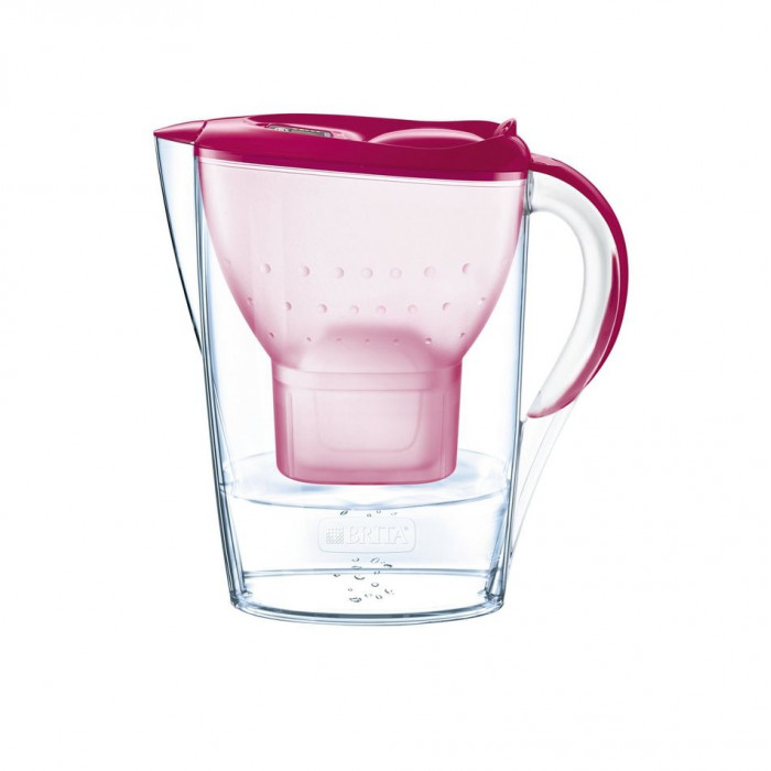 Cana filtranta Brita Marella Cool BR1026448, capacitate 2,4 litri, MAXTRA+, culoare roz