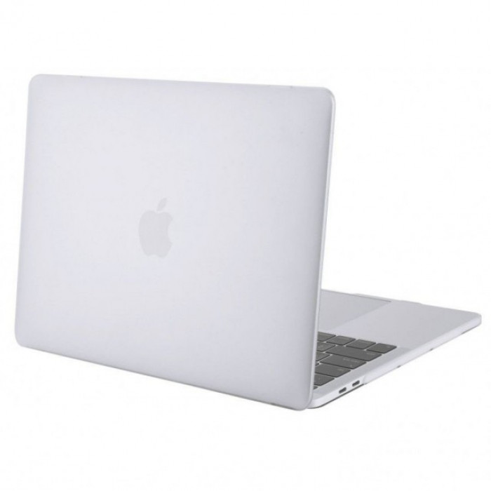 Carcasa protectie slim pentru laptop Apple MacBook Pro 13 inch, (non) TouchBar, plastic, transparenta, model 2016-2019