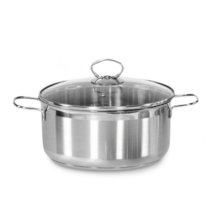 Craticioara din inox Karl Kruger, capacitate 1.8 litri, inductie, capac, seria Manhattan