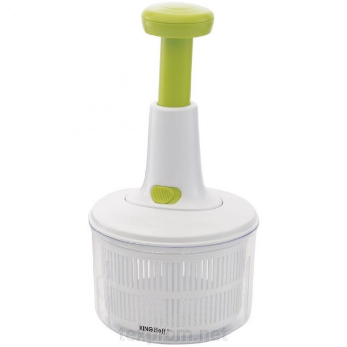 Dispozitiv cu centrifuga si lame din inox pentru salata si verdeturi KingHoff