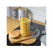 Lingura pentru spaghete, material silicon, maner din bambus, design minimalist, Colectia Nordic