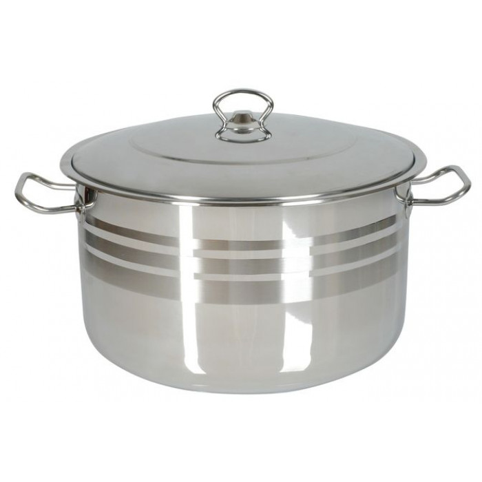 Oala cu capac inox 28cm 10000ml Omega