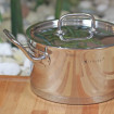 Oala inox Kassel, diametru 18 cm, capacitate 2.7 litri, capac, inductie, seria Pro Chef
