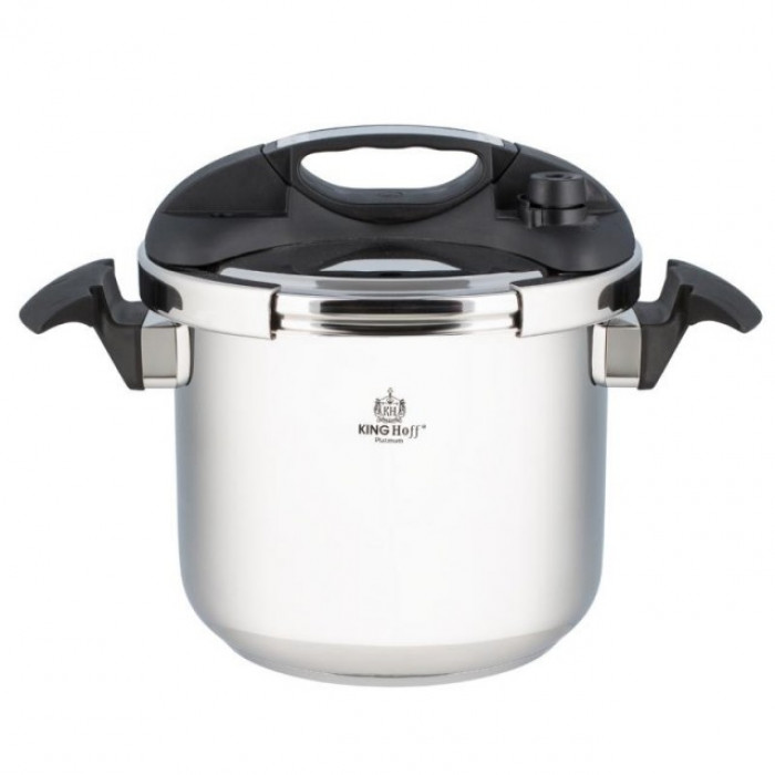 Oala sub presiune inox Kinghoff Platinum, capacitate 5 litri, inductie