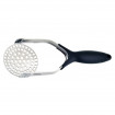 Pasator pliabil cartofi KingHoff, material inox, lungime 27.5 cm, inel pentru agatare