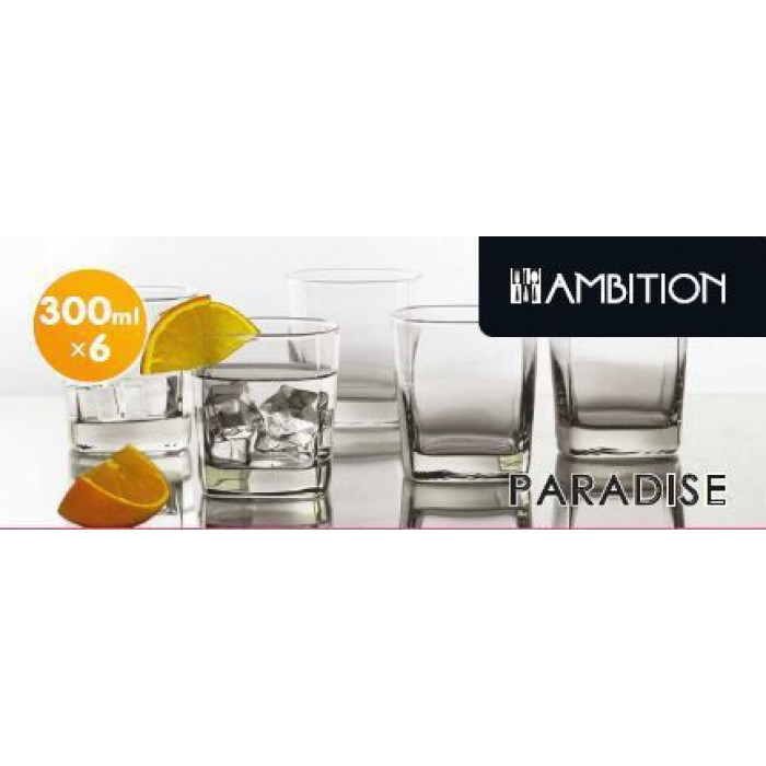Set 6 pahare 300ml Paradise