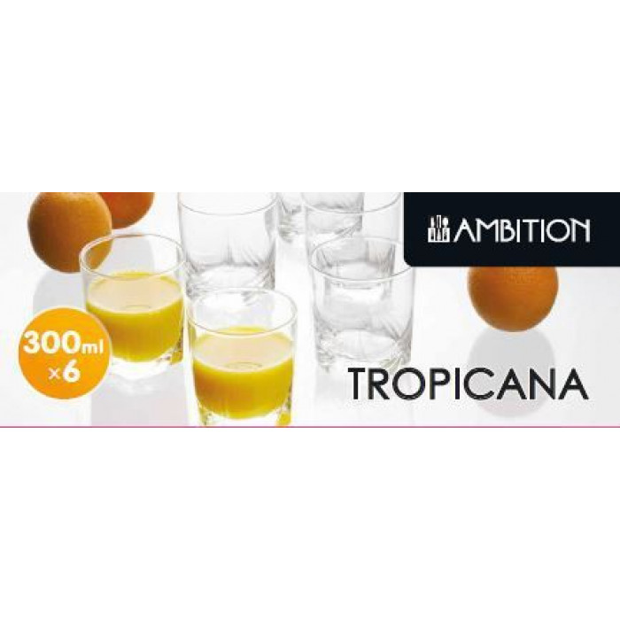 Set 6 pahare 300ml Tropicana