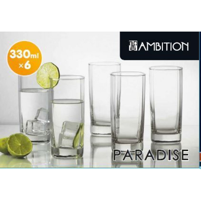 Set 6 pahare 330ml Paradise