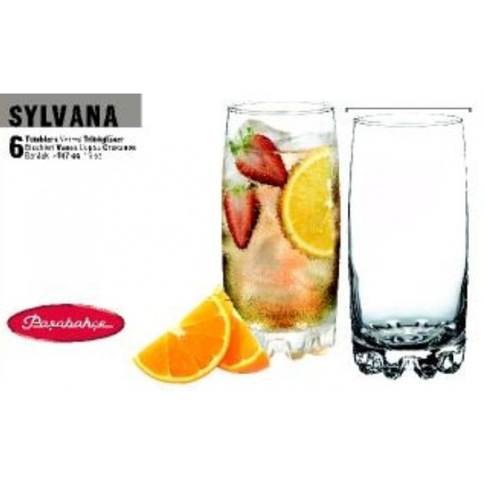 Set 6 pahare long drink 387ml Sylvana
