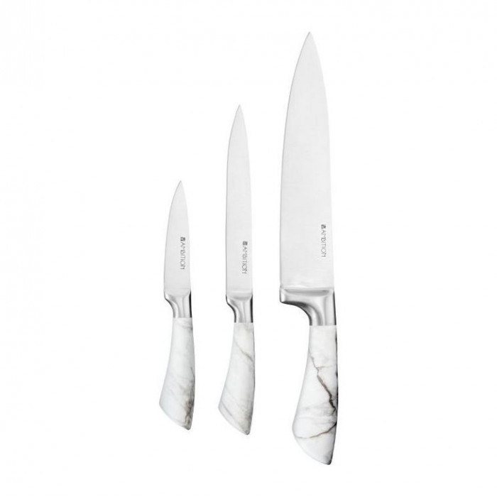 Set de cutite 3 piese Marble