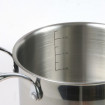 Set de oale din inox KingHoff KH-1202, 8 piese, inductie, capac, incalzire rapida