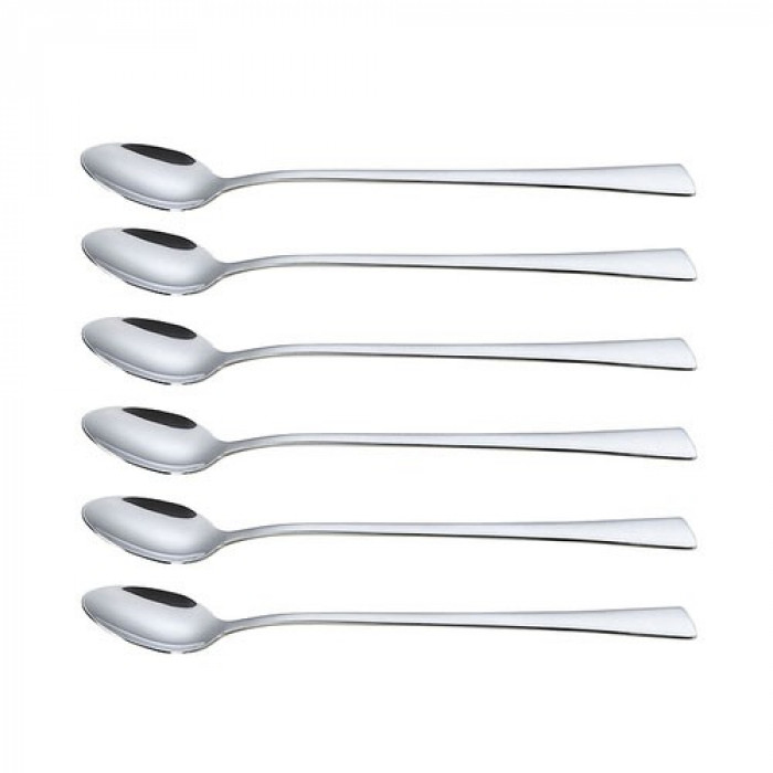 Set lingurite pentru cocktail inox KingHoff, 6 piese