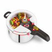 Set oale sub presiune Tefal Secure 5 Neo, capacitate 6 + 4 litri, inox, argintiu, inductie
