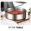 Set vase Tefal Ingenio Stainless Steel L9409042, 13 piese, inductie