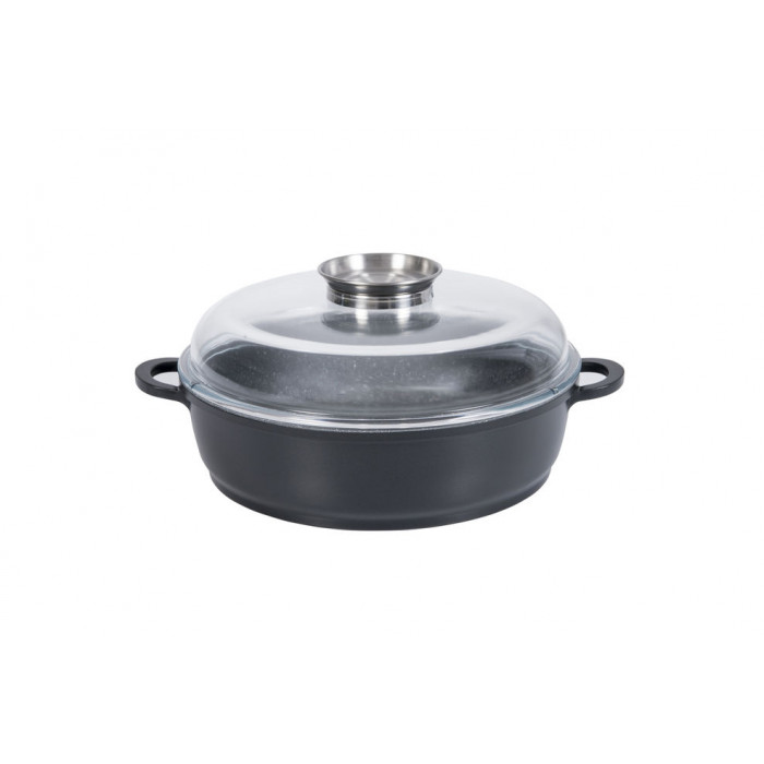 Tigaie adanca 28cm Aroma Knob System Granite
