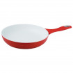 Tigaie cu interior ceramic KingHoff, diametru 20 cm, inductie (Culoare: crem)