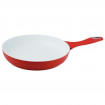 Tigaie cu interior ceramic KingHoff, diametru 24 cm, inductie (Culoare: crem)