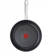 Tigaie inox cu interior anti-aderent Tefal Intuition, diametru 24 cm, inductie