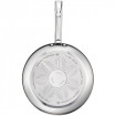 Tigaie inox cu interior anti-aderent Tefal Intuition, diametru 24 cm, inductie