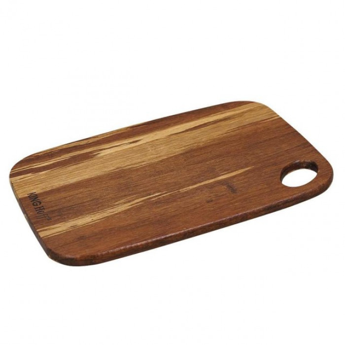 Tocator dreptunghiular din bambus KingHoff, lungime 30 cm