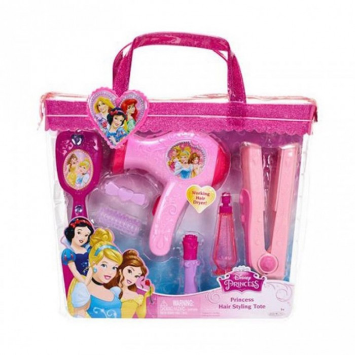 Set de coafura Printese Disney cu uscator de par functional MULTI PRINtESE DISNEY