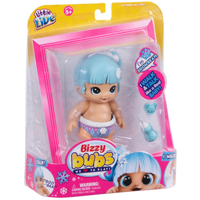 Bebelusi Little Live Babies cu functii FULG DE NEA