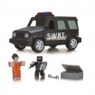 ROBLOX MASINA CU FUNCTII SI 2 FIGURINE - JAIL BREAK SWAT UNIT