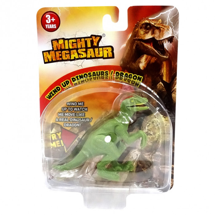 MIGHTY MEGASAUR DINOZAUR CU CHEIȚĂ - Velociraptor