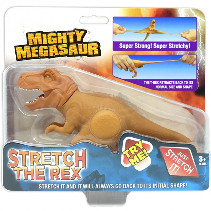 MIGHTY MEGASAUR DINOZAUR DIN MATERIAL ELASTIC T-REX