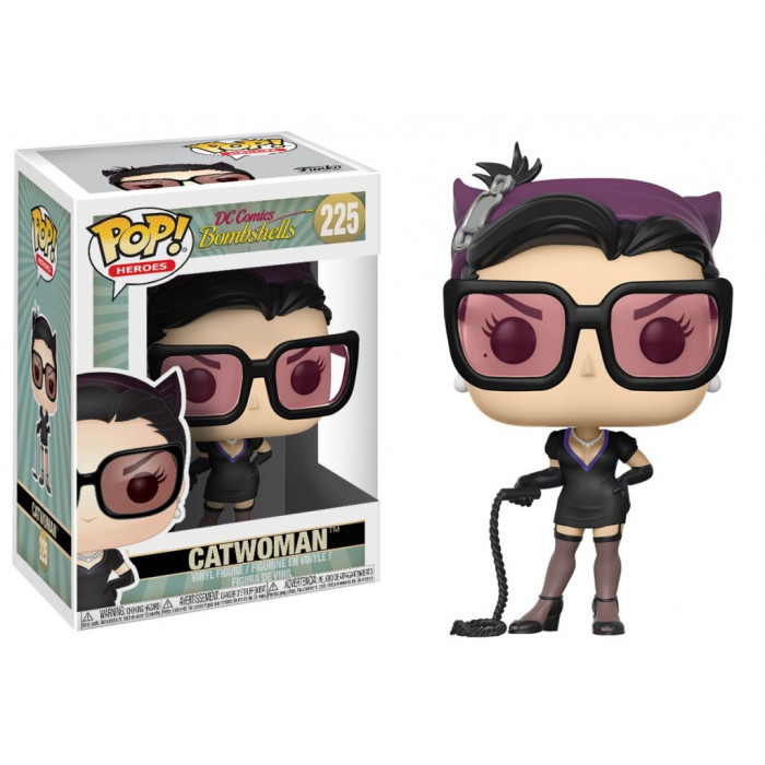 POP HEROES: DC BOMBSHELLS W2 - CATWOMAN W/ CHASE