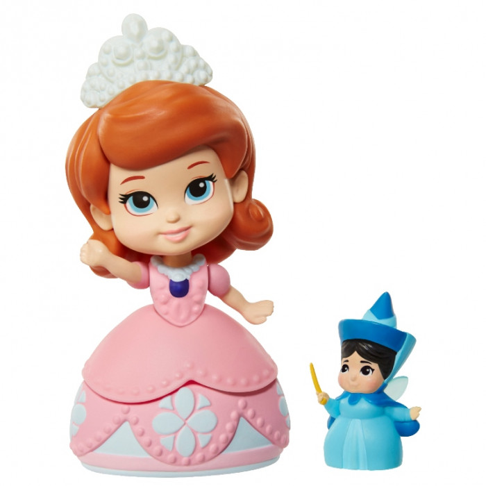 Prinƫesa Sofia mini 3'' cu un camarad - Roz