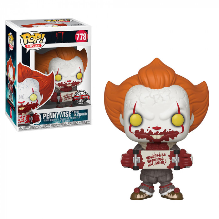 POP MOVIES: IT 2 - PENNYWISE WITH SKATEBOARD