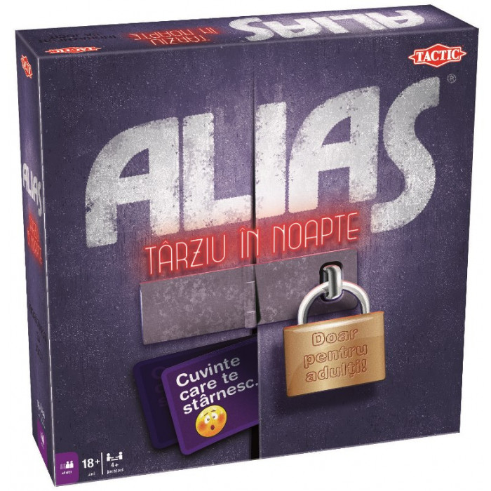 JOC ,, Alias - Tarziu in noapte” cu 4-12 jucatori