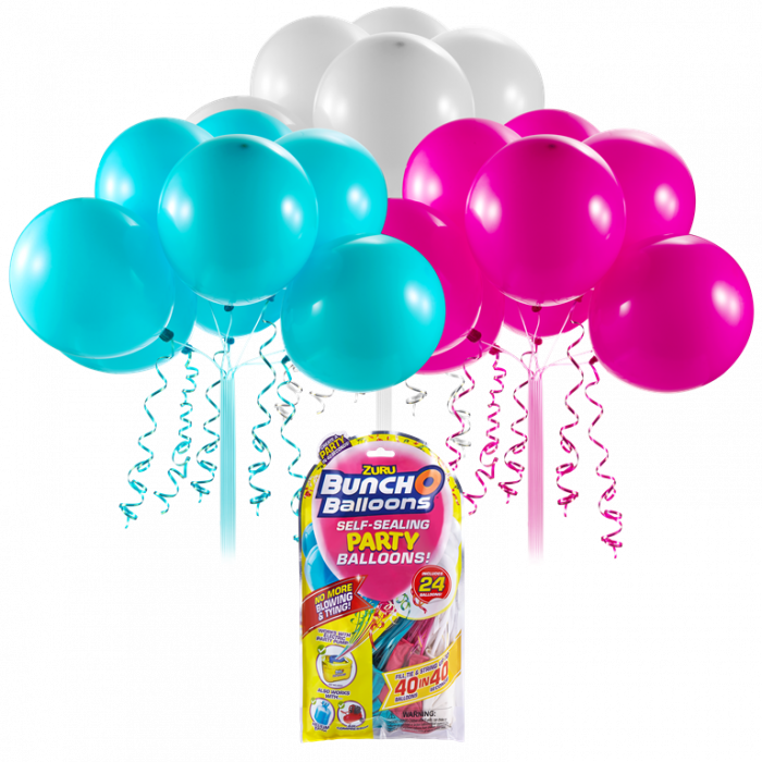 BUNCH O BALLOONS PARTY BALLOONS SET REFILL ROZ/BLEU/ALB