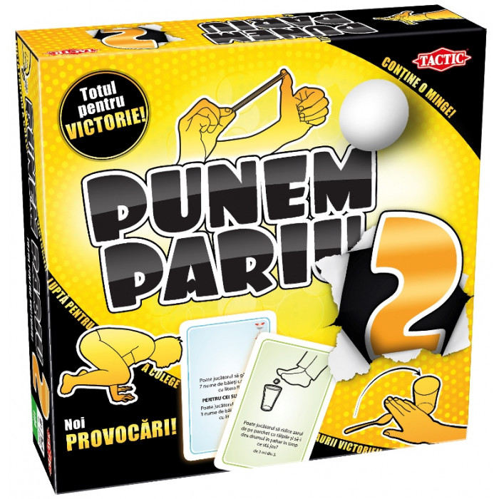 Joc de petrecere ,,PUNEM PARIU,, cu 3-6 jucatori