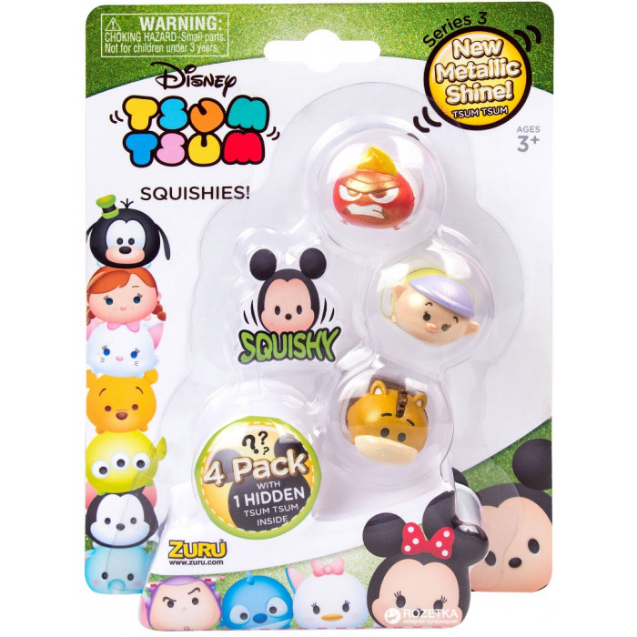 Figurine Tsum Tsum Seria 3 - 4 buc