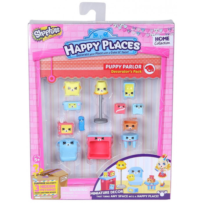 Casuta de vis Happy Places S1 cu  Kit-ul decoratorului PUPPY PARLOR