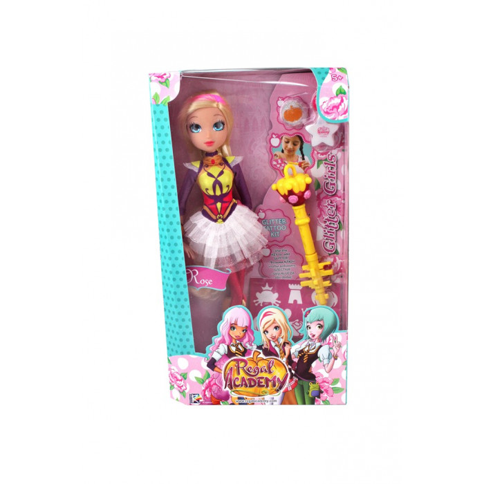 Papusi Regal Academy Glitter Tattoo - Rose