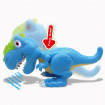 DINOZAUR JUNIOR T-REX CU LUMINI SI SUNETE - Bleu