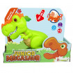 DINOZAUR JUNIOR T-REX CU LUMINI SI SUNETE - Verde